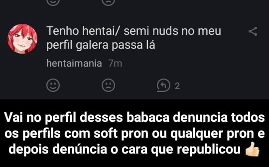 Tenho hentai semi nuds no meu perfil galera passa lá hentaimania Vai