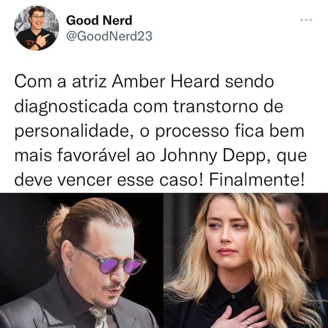 Rr Good Nerd Ogoodnerd A Atriz Amber Heard Sendo Diagnosticada