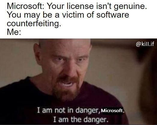 Microsoft Your License Isn T Genuine You May Be A Victim Of Software