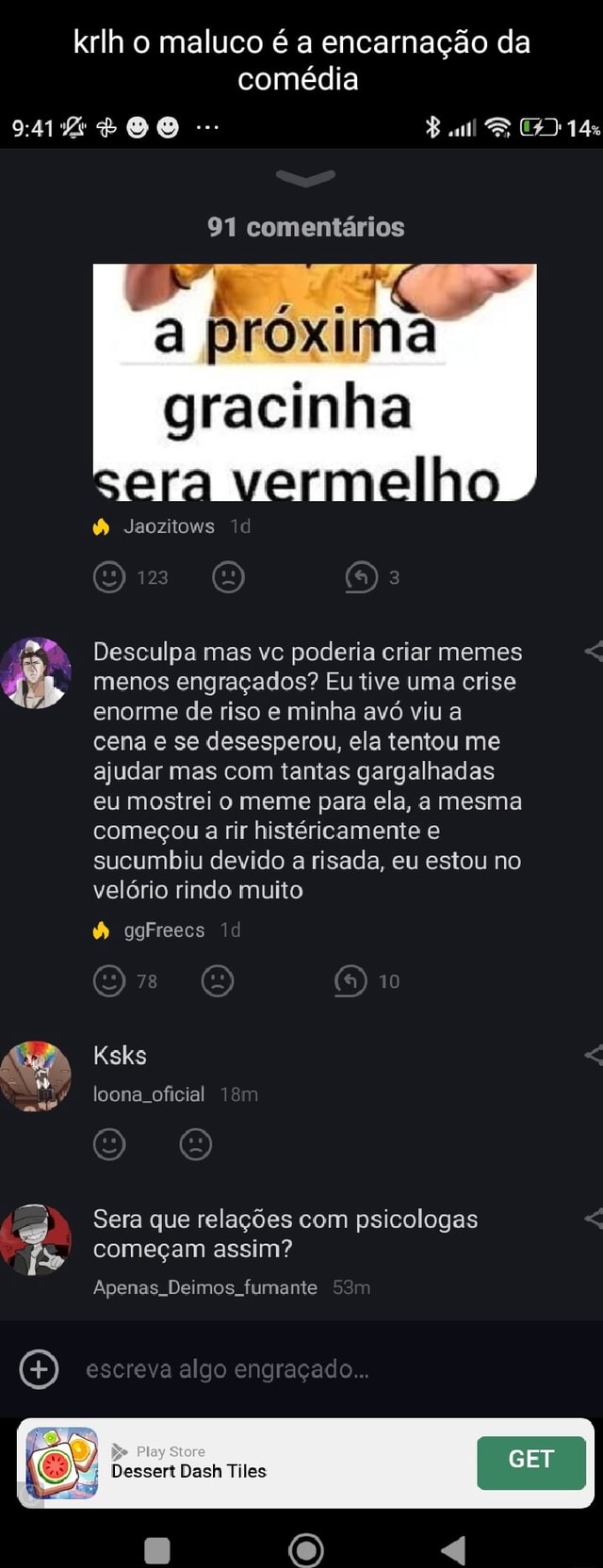 Krlh O Maluco A Encarna O Da Dia Coment Rios Ra A Pr Xima