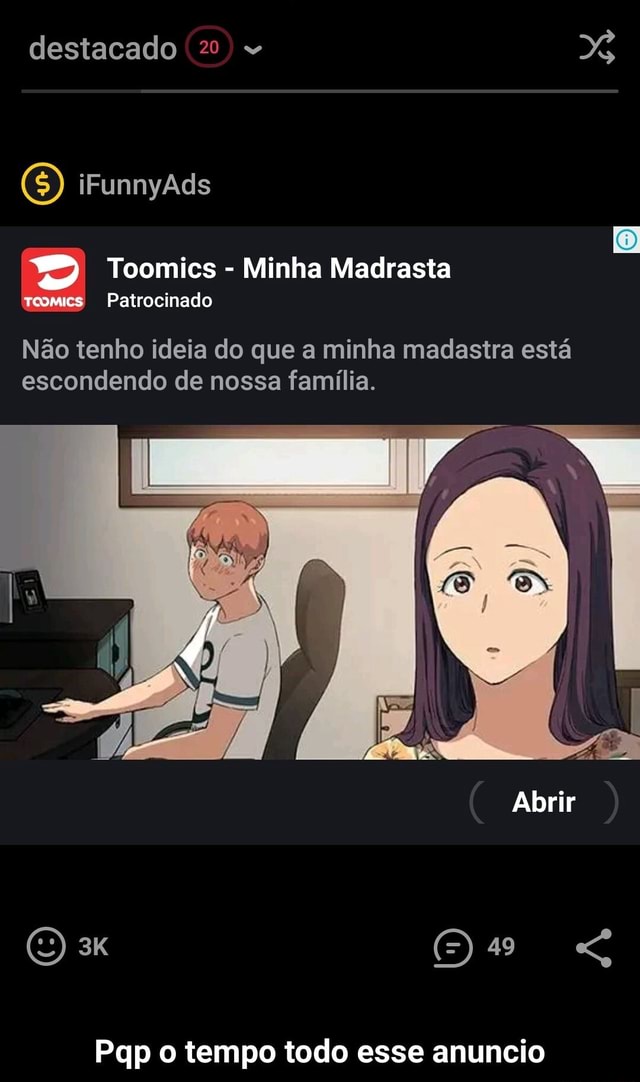 Toomics Minha Madrasta Não tenho ideia do que a minha madastra está