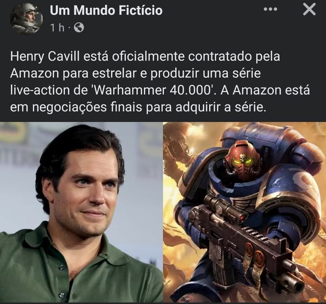 Hmmm Um Mundo Fict Cio Henry Cavill Est Oficialmente Contratado Pela