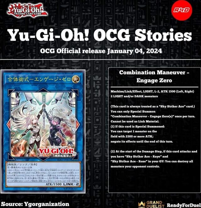 Yu Gi Oh Ocg Stories Ocg Official Release January Link Source