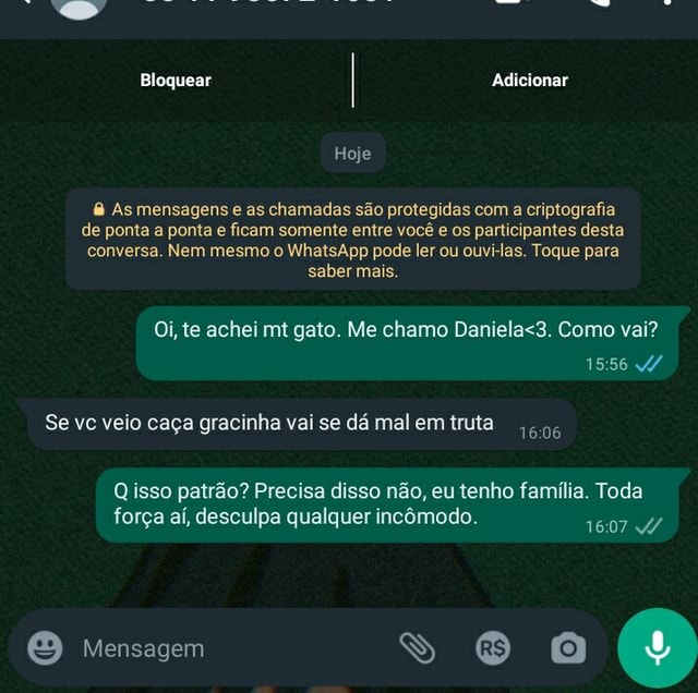 Bloquear Adicionar Hoje As Mensagens E As Chamadas S O Protegidas A