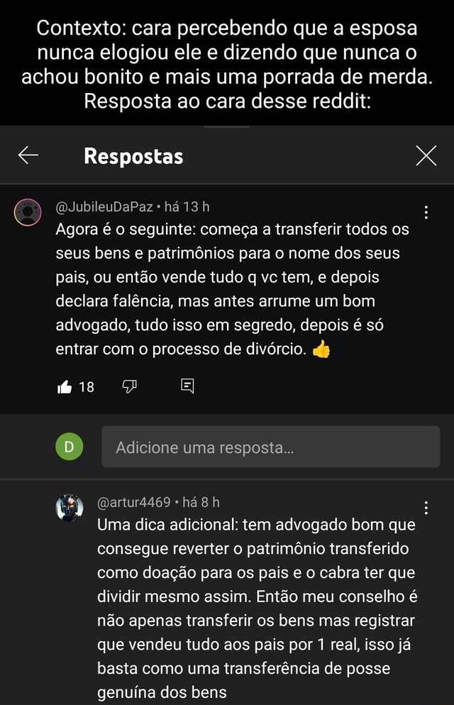 Contexto Cara Percebendo Que A Esposa Nunca Elogiou Ele E Dizendo Que