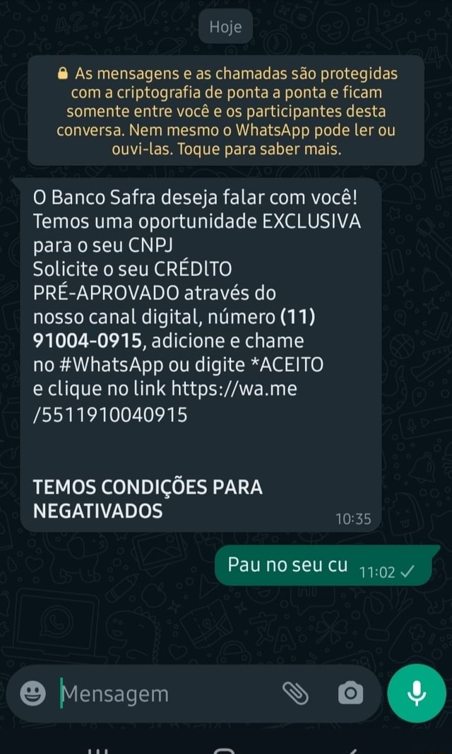 Hoje As Mensagens E As Chamadas S O Protegidas A Criptografia De