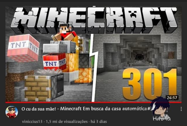 Ana O Cu Da Sua M E Minecraft Em Busca Da Casa Autom Tica Hi