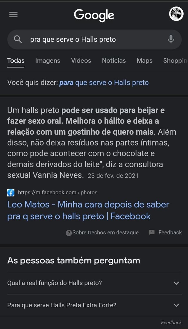 Google O Pra Que Serve O Halls Preto Todas Imagens V Deos Not Cias