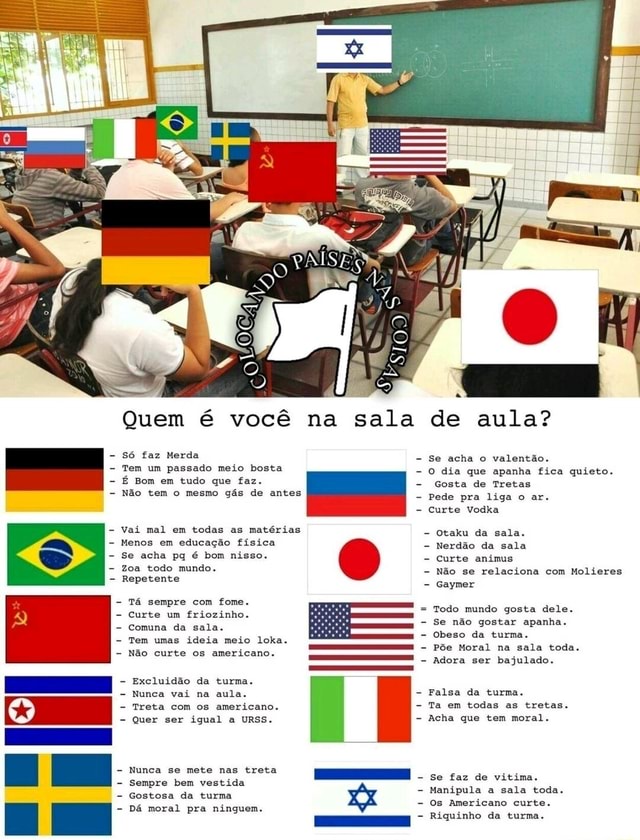 Quem Sala De Aula Treta Os Americano Ta Em Todas As Tretas