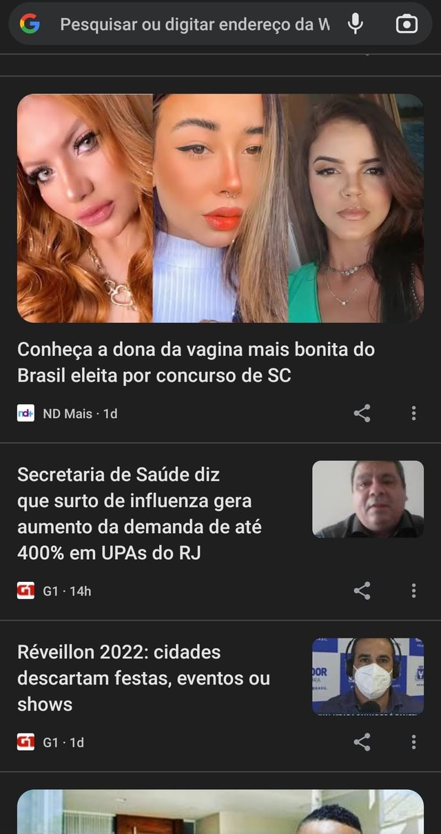 Pesquisar ou digitar endereço da OI Conheça a dona da vagina mais