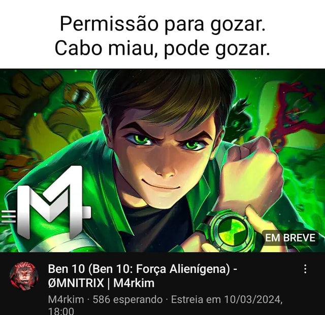 Permiss O Para Gozar Cabo Miau Pode Gozar Em Breve Ben Ben