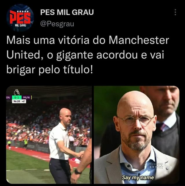 To Sentindo Uma Qu Mica Entre O Erik Ten Hag E O Manchester United