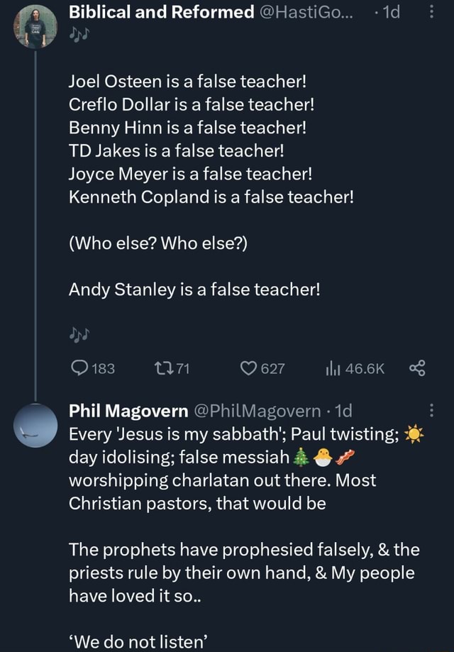 Biblical And Reformed HastiGo Id Joel Osteen Is A False Teacher