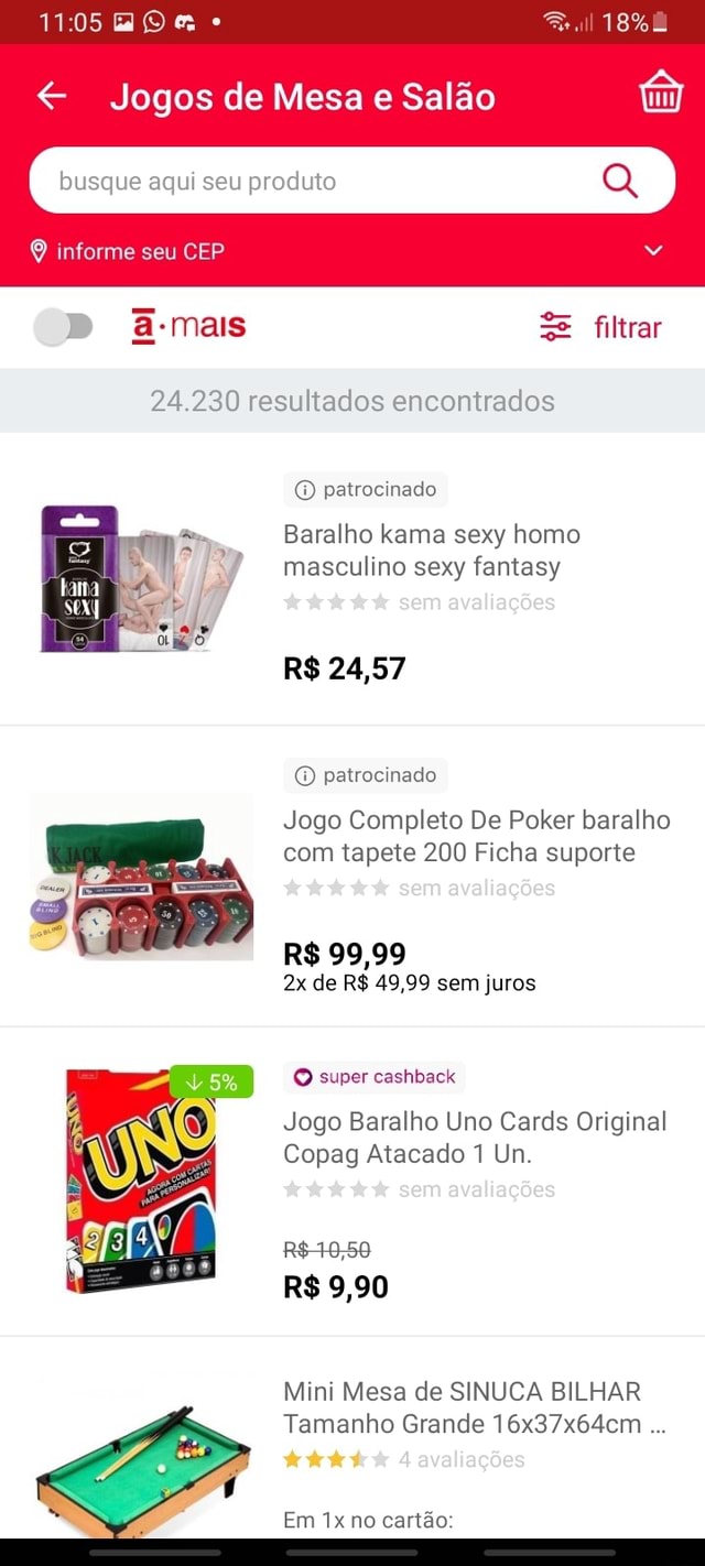 Jogos de Mesa e Salão 18 busque aqui seu produto O informe seu CEP a