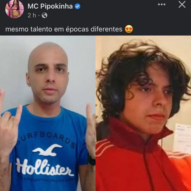 MC Pipokinha mesmo talento em épocas diferentes iFunny Brazil