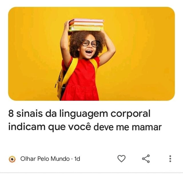 8 sinais da linguagem corporal indicam que você deve me mamar Olhar