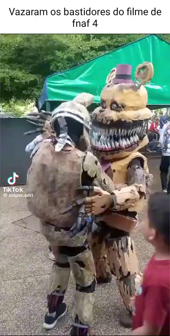 Vazaram Os Bastidores Do Filme De Fnaf As Sniper IFunny Brazil