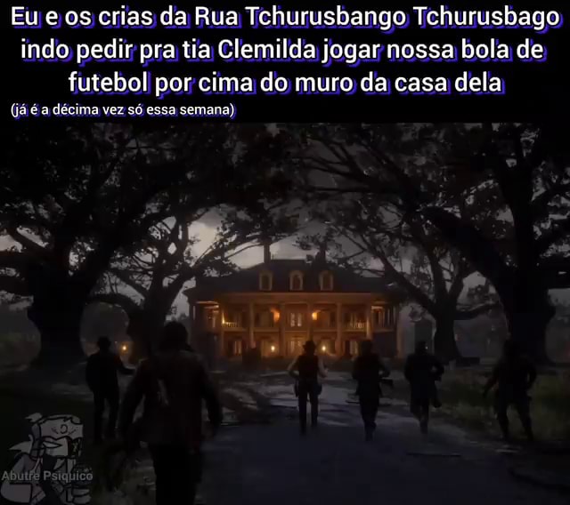 Eu E Os Crias Da Rua Tchurusbango Tchurusbago Indo Pedir Pra Tia