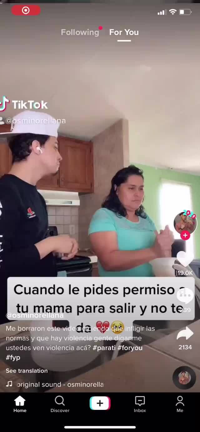 For You TikTok Cuando Le Pides Permiso Tu Mama Para Salir Y No Te Da