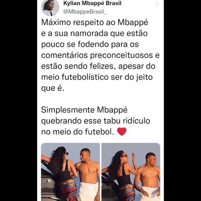 Kylian Mbappé Brasil MbappeBrasi Máximo respeito ao Mbappé e a sua