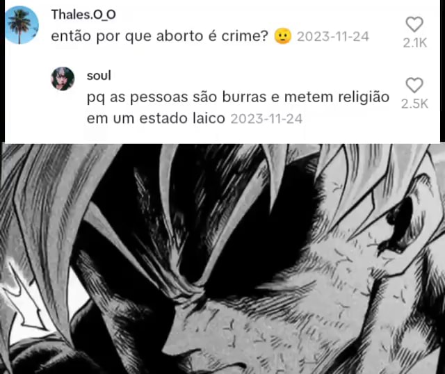 Thales Ent O Por Que Aborto Crime Soul Pq As Pessoas S O Burras E