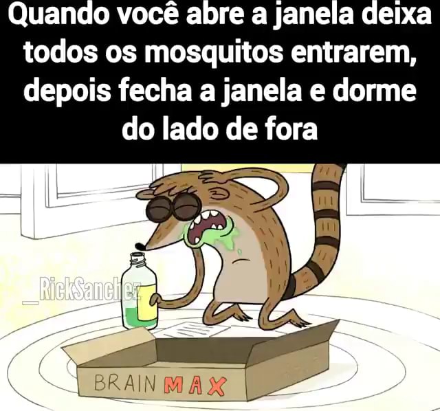 Quando Voc Abre A Janela Deixa Todos Os Mosquitos Entrarem Depois