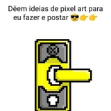 Tentando fazer pixel art até aprender Dia 2 boneco de palito - iFunny Brazil
