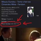 Misuzu Gundou, Tomo-chan wa Onnanoko Wikia