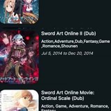 Sword art online ordinal scale 2024 dub