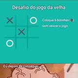 Como colocar 6 bolinhas, sem ganhar o jogo da velha?🙃 #jogodavelha #d