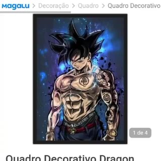 Quadro Decorativo de Dragon Ball - Anime - Goku - Desenho