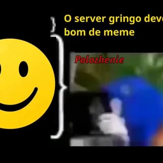 E vocês ainda estão dando uma má impressão pro server BR - aora Hello  people from the brazilian ifunny serv- (ola pessoal do server brasileiro do  ifun-) Gringo cHuPa SoRy cHuPa RoLa