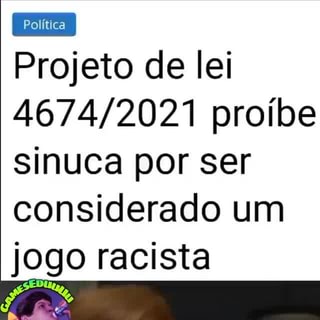 É #FAKE que projeto de lei quer proibir partida de sinuca por considerar a  prática racista, Fato ou Fake