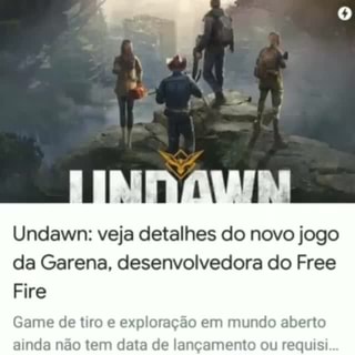 Undawn: veja detalhes do novo jogo da Garena, desenvolvedora do Free Fire