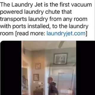 Laundry Jet - The Powered Laundry Chute