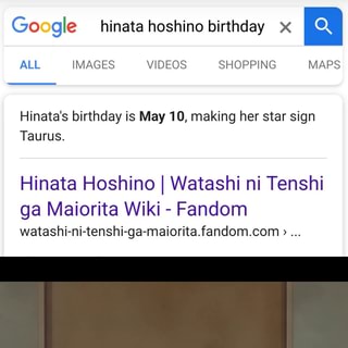 Google hinatahoshino birthday x ALL IMAGES VIDEOS SHOPPING MAPS