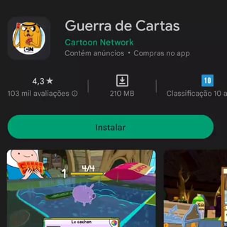 Guerra de Cartas da Cartoon Network é a oferta da semana para