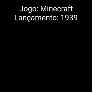 Vamos jogar Minecraft? Minecrafit jogo de criança - iFunny Brazil