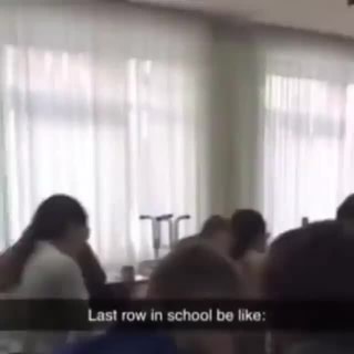 Last row in school be like iFunny Brazil