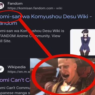 Komi-san wa Komyushou Desu Wiki