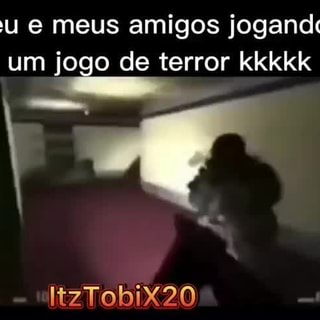 Eu meu amigo tirando foto no jogo de terror do roblox :p - iFunny Brazil