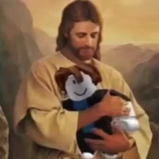 Jesus abraçando um boneco do roblox - iFunny Brazil