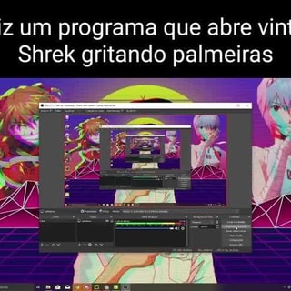 1 HORA DO SHREK GRITANDO PALMEIRAS 