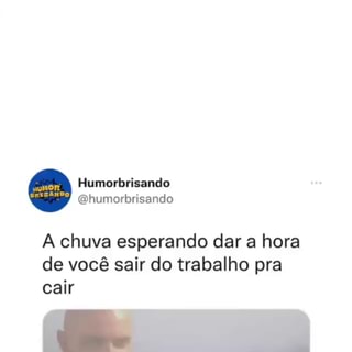 meme na chuva esperando eu sair do trabalho