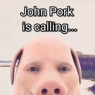 John Pork will be real i in - iFunny