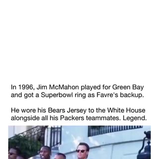 Why Jim McMahon wore Bears jersey to Packers White House visit – NBC Sports  Chicago