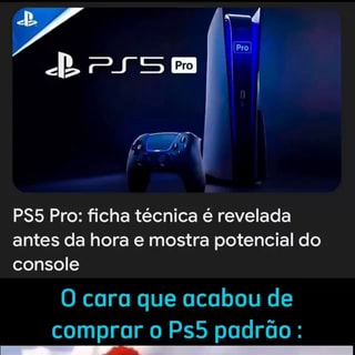 PS5 Pro: ficha técnica é revelada antes da hora e mostra potencial