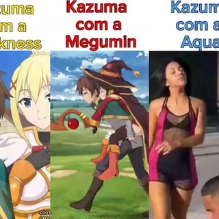 Kazuma e Aqua #konosuba #kazuma #megumin #aqua #darkness #anime #meme