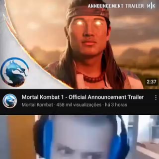 Mortal Kombat 1 - Official Announcement Trailer 