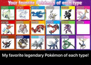 Minha lista de Pokémons favoritos, o que acharam? - iFunny Brazil